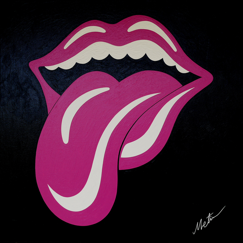 Happy Pink Tongue by Metin Bereketli
